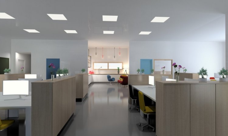 Installation électrique bureaux Light Air - Monts du Lyonnais - Alextricité Générale